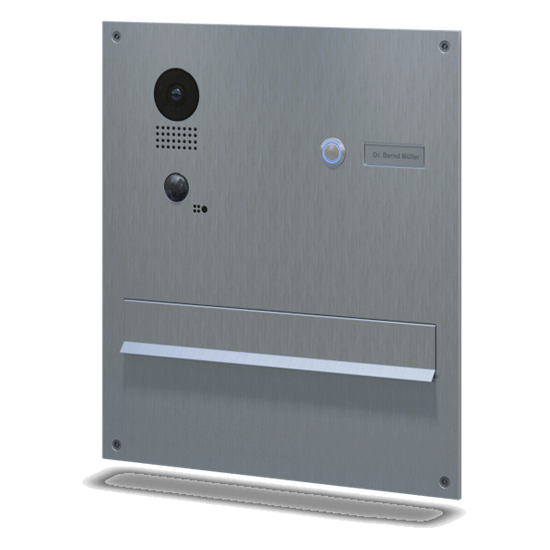 Picture of IP VIDEO DOOR STATION Full Stainless-Steel · Flush-Postbox