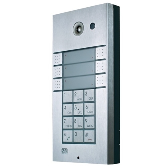Picture of Video intercom with integrated camera, 2x3 keys and numeric pad