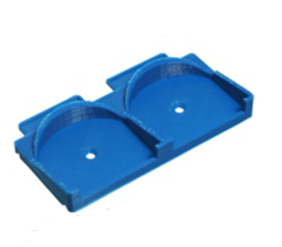 Picture of DIN Rail Bracket for 2 Fibaro Micromodules