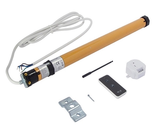 Picture of Tubular motor for Shutters 40mm 10Nm, with wireless actuator and remote