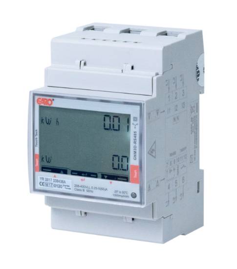 Picture of GARO THREE PHASE METER KWH 65A RS485 DIN RAIL MOUNTING