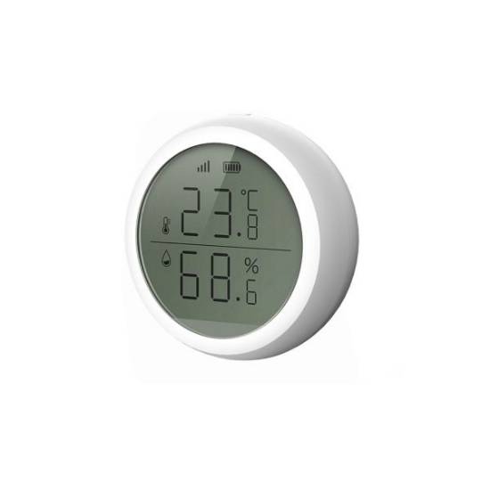 Picture of TESLA Smart Home Smart Temperature & Humidity Sensor Display Zigbee